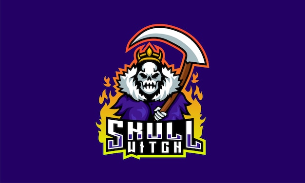 Skull witch esports logo