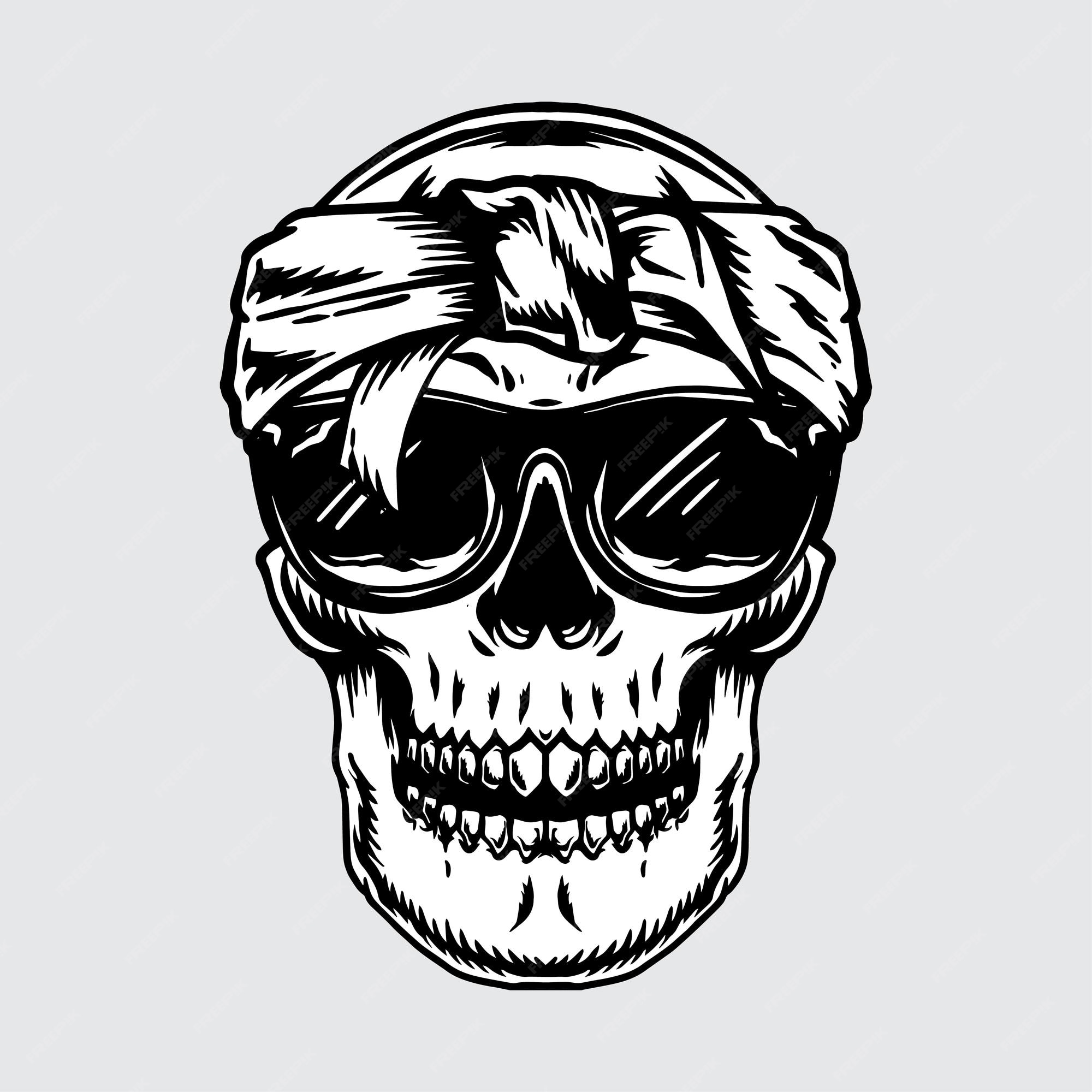 Skull Bandana - Free Download on Freepik