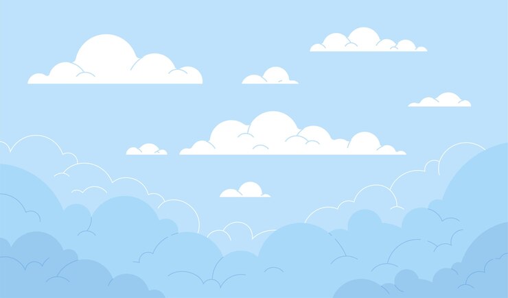 Vector 하늘 배경 디자인