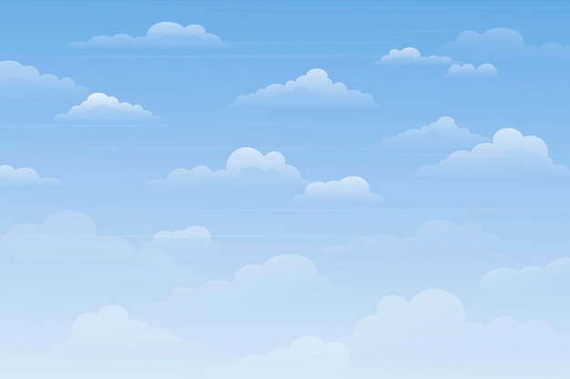 Sky background for video conferencing theme