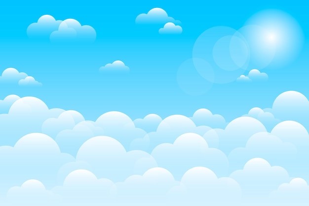 Sky background for video conferencing