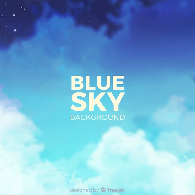 Vector sky background