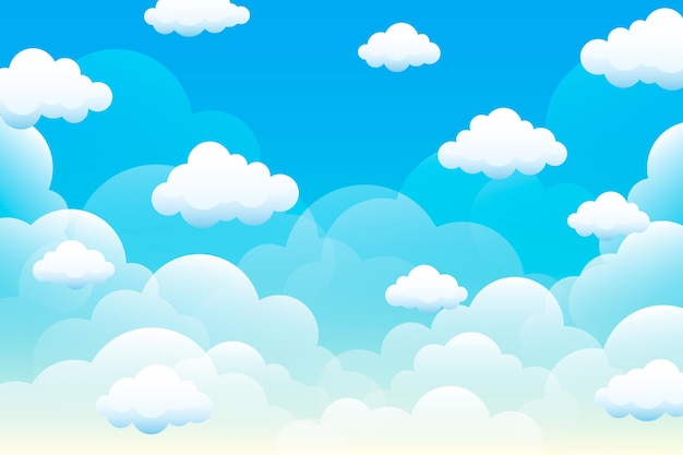 Vector sky background