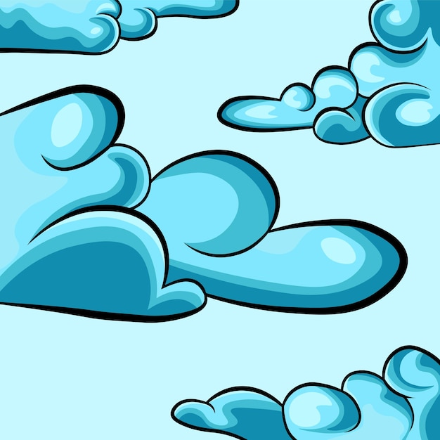 Vector sky background