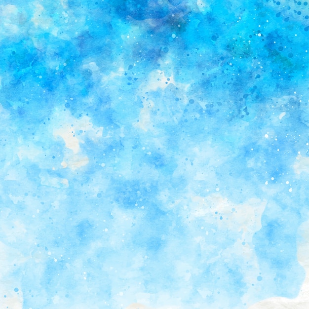 Sky blue abstract watercolor background