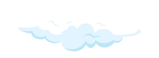 Vector sky cloud icon vector illustration