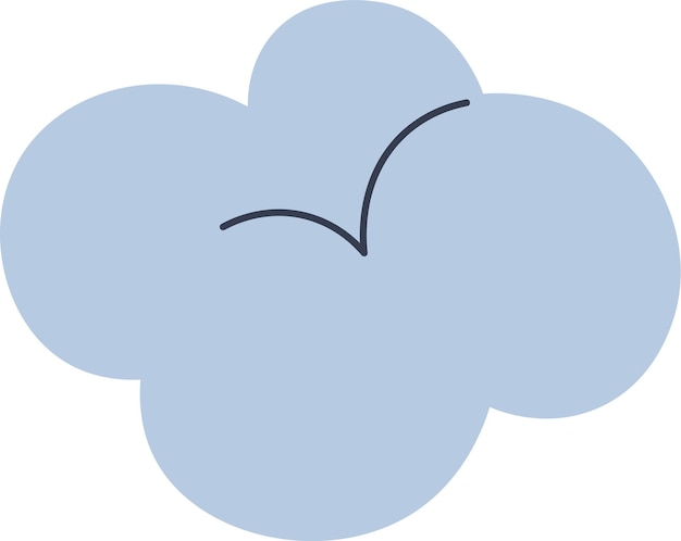 Sky cloud icon