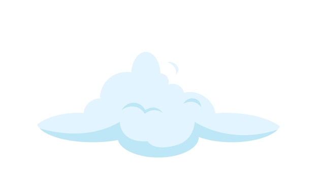 Sky cloud pictogram vectorillustratie