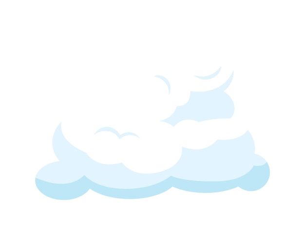 Sky cloud pictogram vectorillustratie