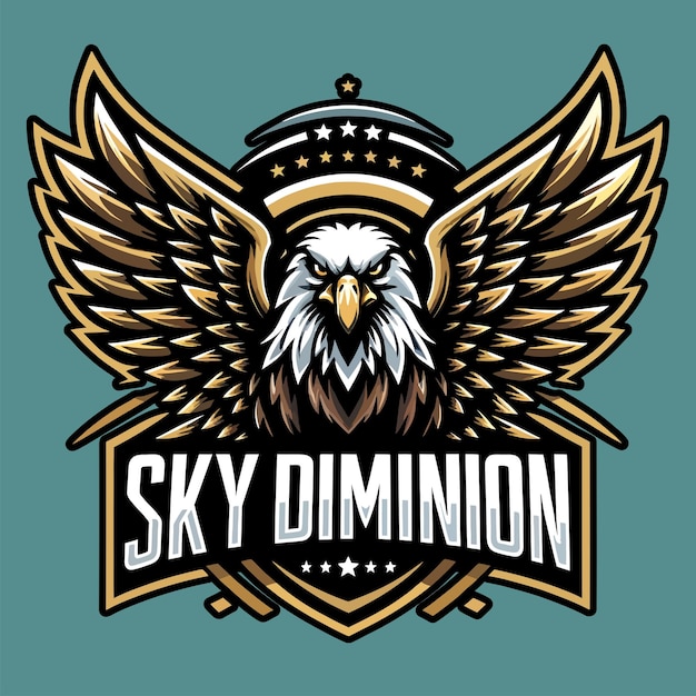 Sky Diminion Mascot Logo Design