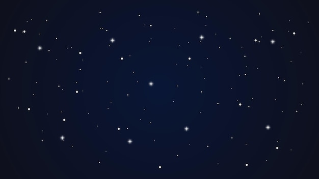 Vector sky full of stars