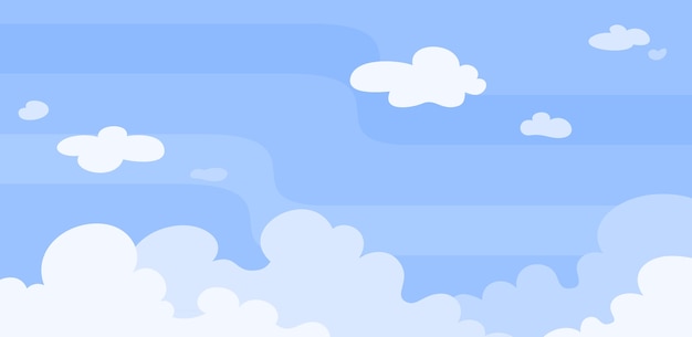 Vector sky game background