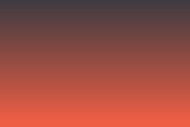 Vector the sky is a beautiful orange color of the sunset