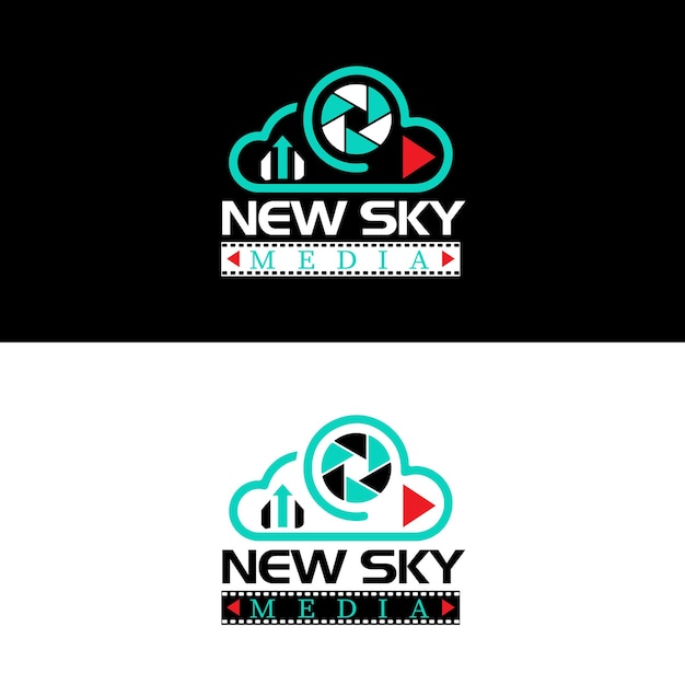 Vector sky media logo 3