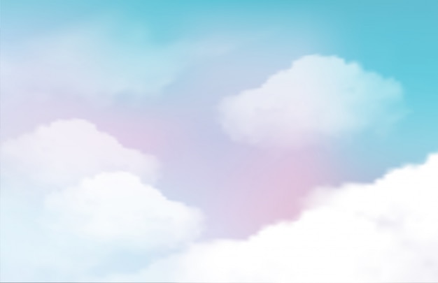 空の自然の風景の背景