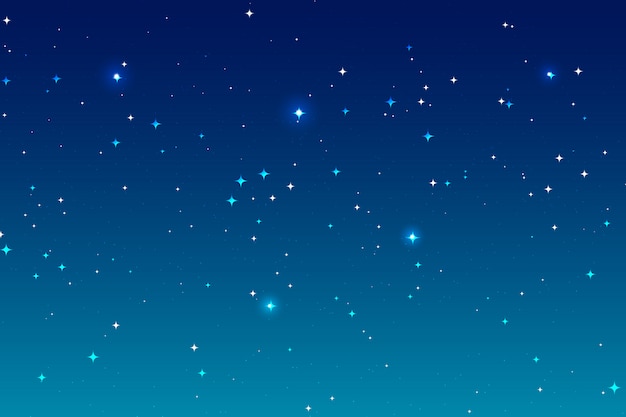 하늘 밤 배경 및 많은 별.