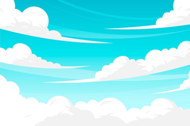 Vector sky wallpaper theme