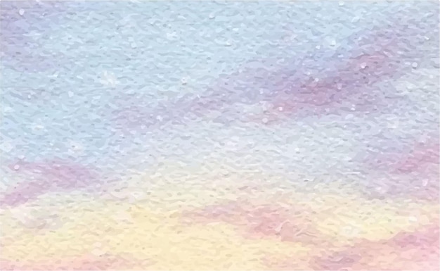 Vector sky watercolor background