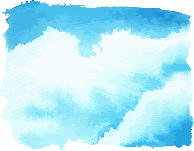 Sky Watercolor illustration