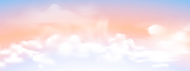 Sky with cloud background