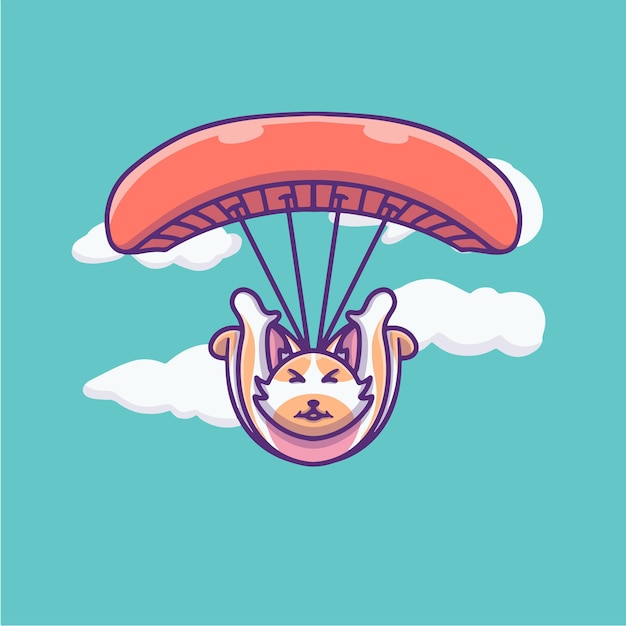 Skydiving illustration