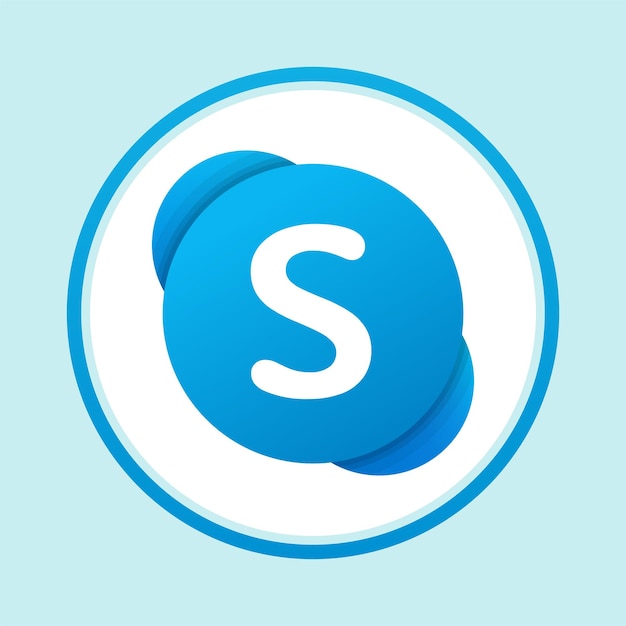 Skype-pictogramvector