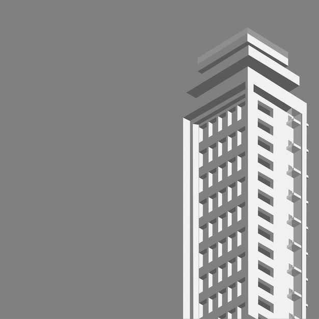 Vector skyscraper