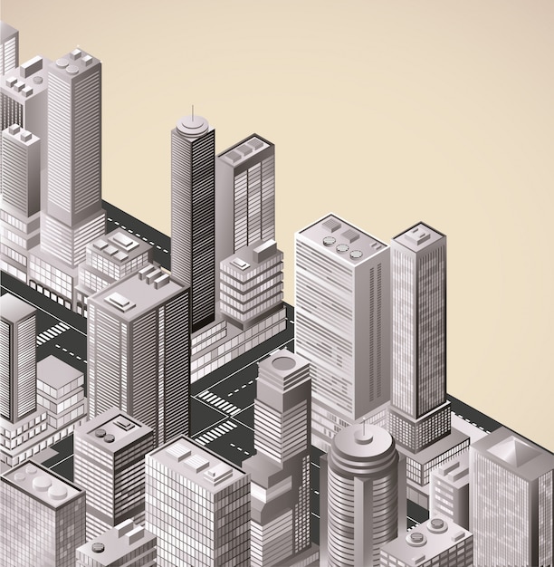 Vector skyscrapers