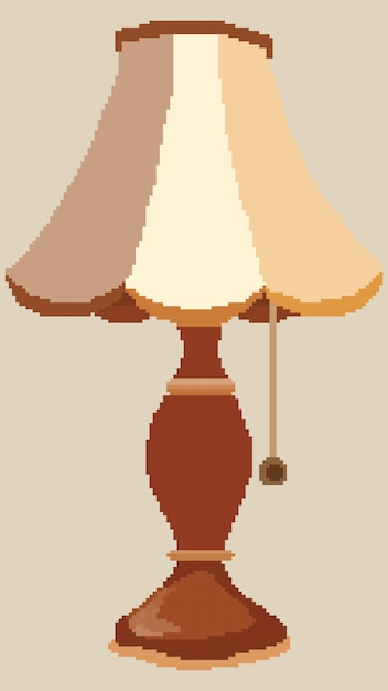 slaapkamer lamp pixel afbeelding achtergrond