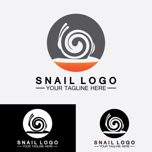 Slak Logo creatief modern design inspiratie vector