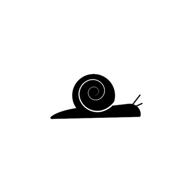 Slak logo sjabloon vector pictogram illustratie ontwerp