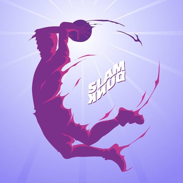 Slam dunk silhouette