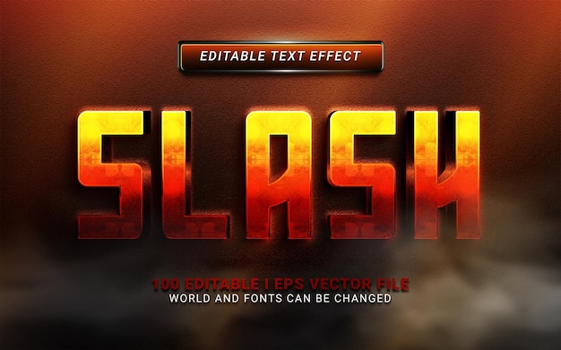 Slash-teksteffect