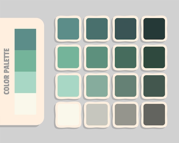 Vector slategray darkseagreen lightsteelblue oldlace color palette rgb colors matching harmonious colours