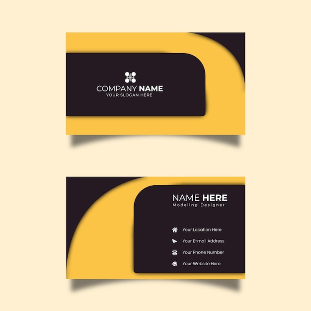 Sleek Corporate Business Card Template