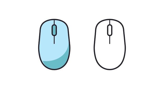 Sleek Gaming Mouse Vector Icons and Graphics