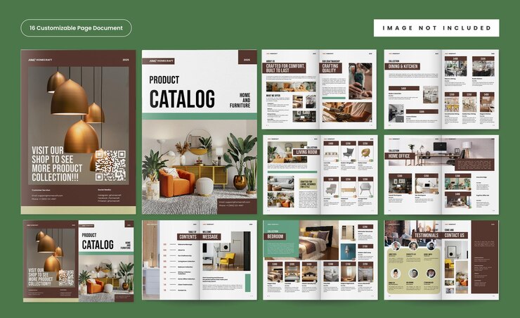 Sleek Home Furniture Catalog Brochure