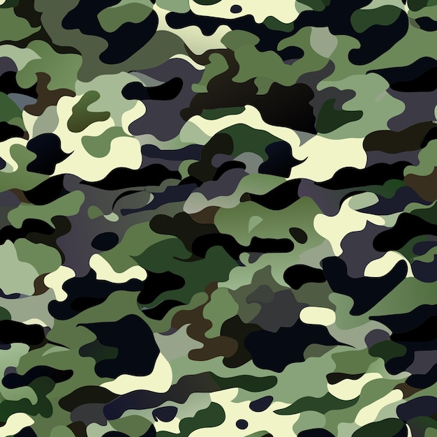 Sleek military camo vector illustration for prints