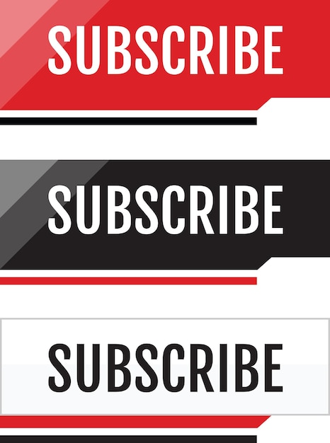 Sleek YouTube Subscribe Button