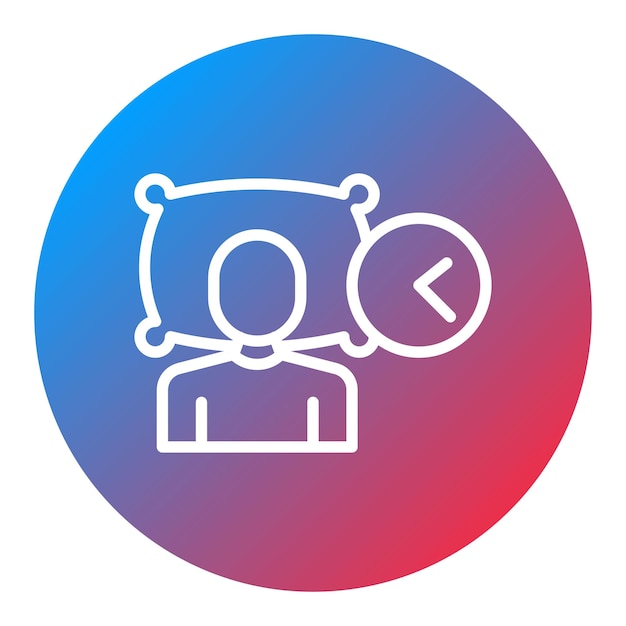 Vector sleep disturbance icon vector image can be used for allergy symptoms