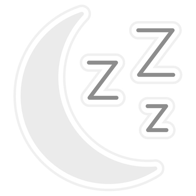 Sleep Flat Illustration