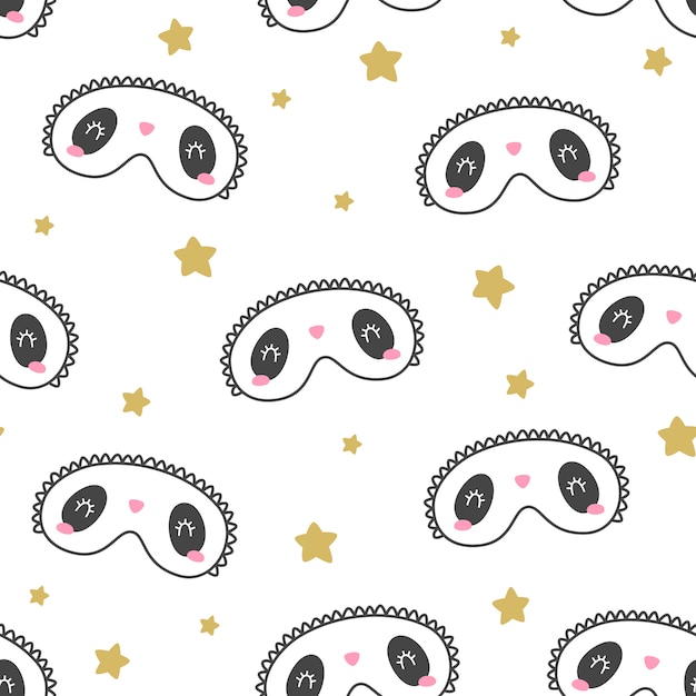 Sleep mask pattern