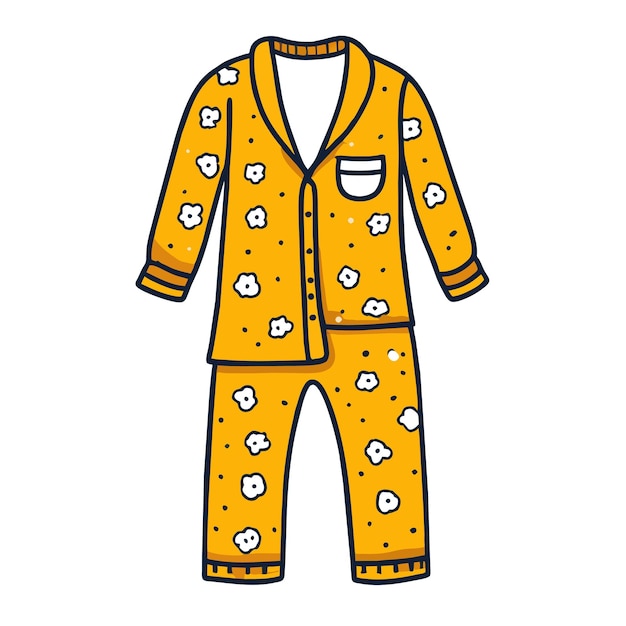 Premium Vector | Sleep wear or pajama for healthy sleep vector illustration