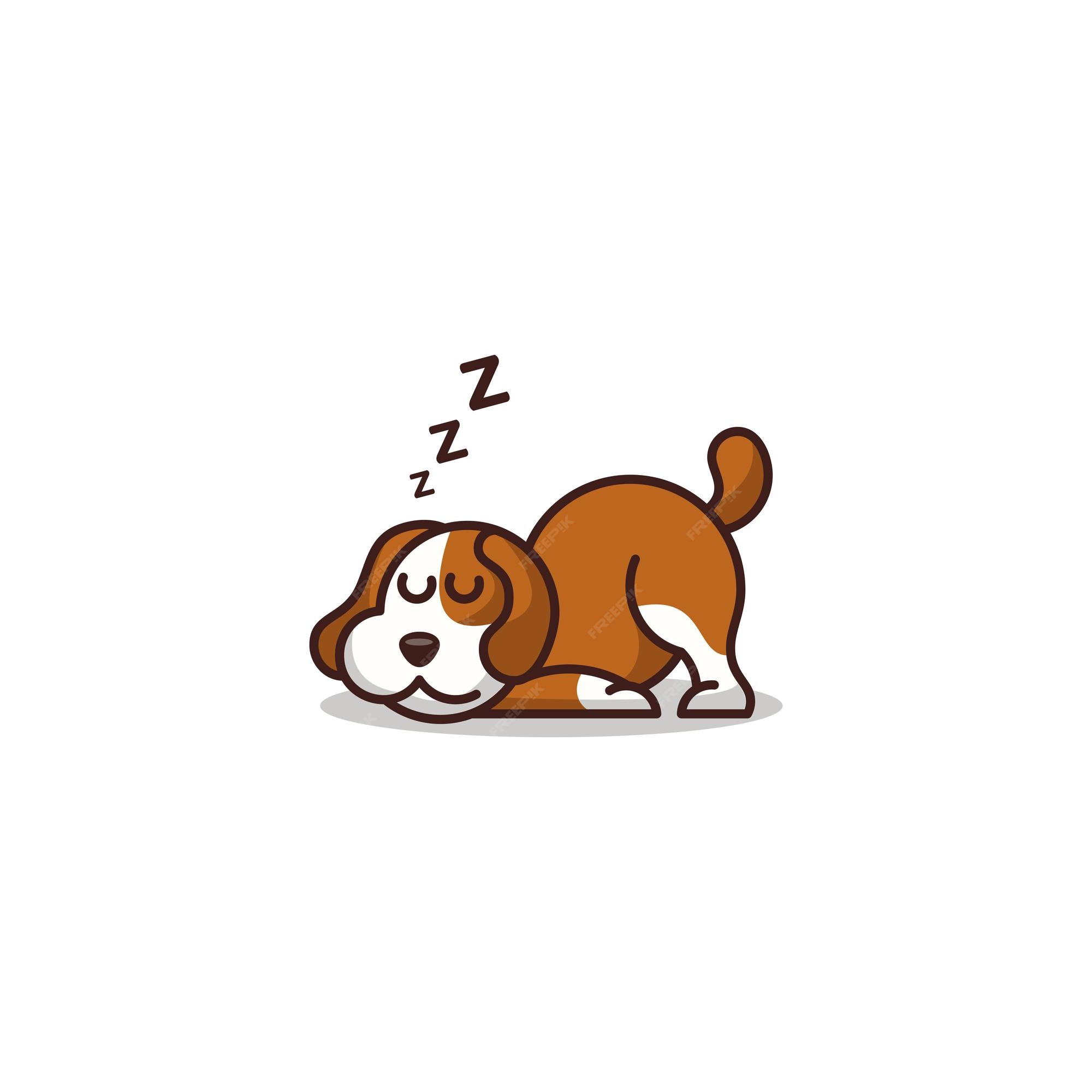 lazy dog cartoon