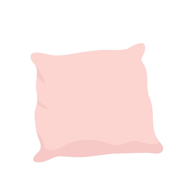 Vector sleeping soft square pillow