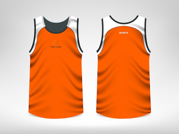 Sleeveless Sport T-shirt Design