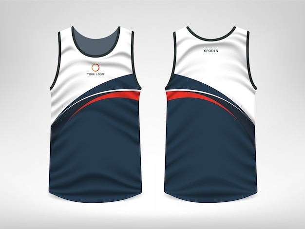 Sleeveless sport t-shirt design