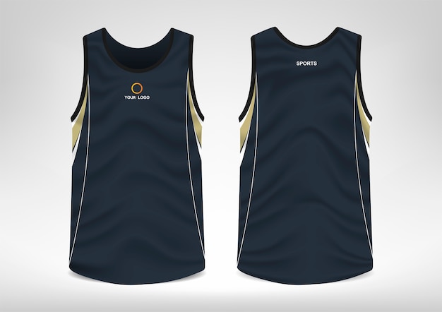 Sleeveless Sport T-shirt Design