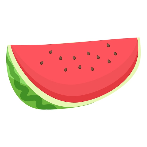 A slice of fruit watermelon