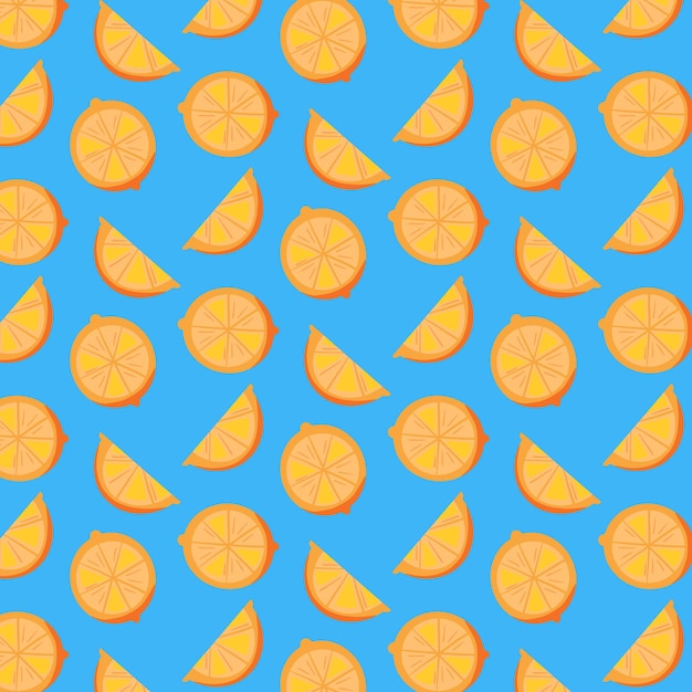 슬라이스 레몬 패턴 템플릿